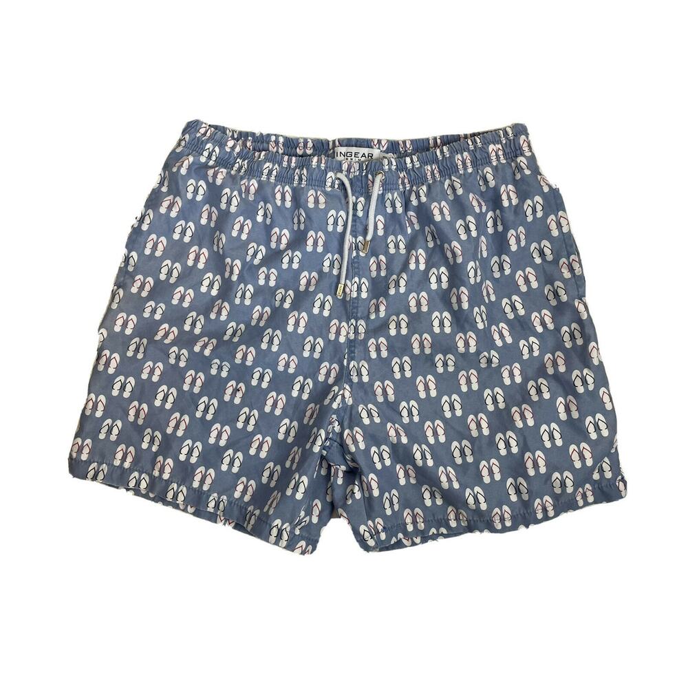 Ingear Swim Men Flip Flops Swim Trunks Size XL 40/42